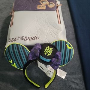 Haunted Mansion backpack and ears